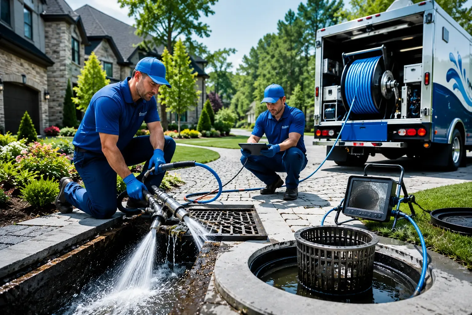 Local outdoor drain cleaning professionals in Wade Hampton, SC